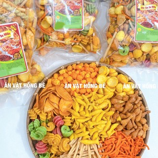 Snack Tá Lả Mix Vị Siêu Ngon Siêu Giòn Các Món Bim Bim Tá Lả HOT, đồ ăn vặt