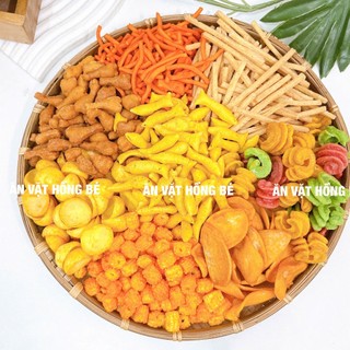Snack Tá Lả Mix Vị Siêu Ngon Siêu Giòn Các Món Bim Bim Tá Lả HOT, đồ ăn vặt