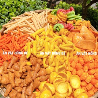 Snack Tá Lả Mix Vị Siêu Ngon Siêu Giòn Các Món Bim Bim Tá Lả HOT, đồ ăn vặt
