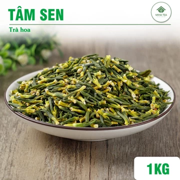 Tâm sen khô 1kg, đã sao thơm, trà tim sen hỗ trợ an thần, ngủ ngon, tốt cho sức khỏe - Miha Tea