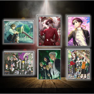 Tranh đèn led 3D đổi màu Wind Breaker - Tranh đèn led 3D ANIME trang trí bàn làm việc, đèn ngủ