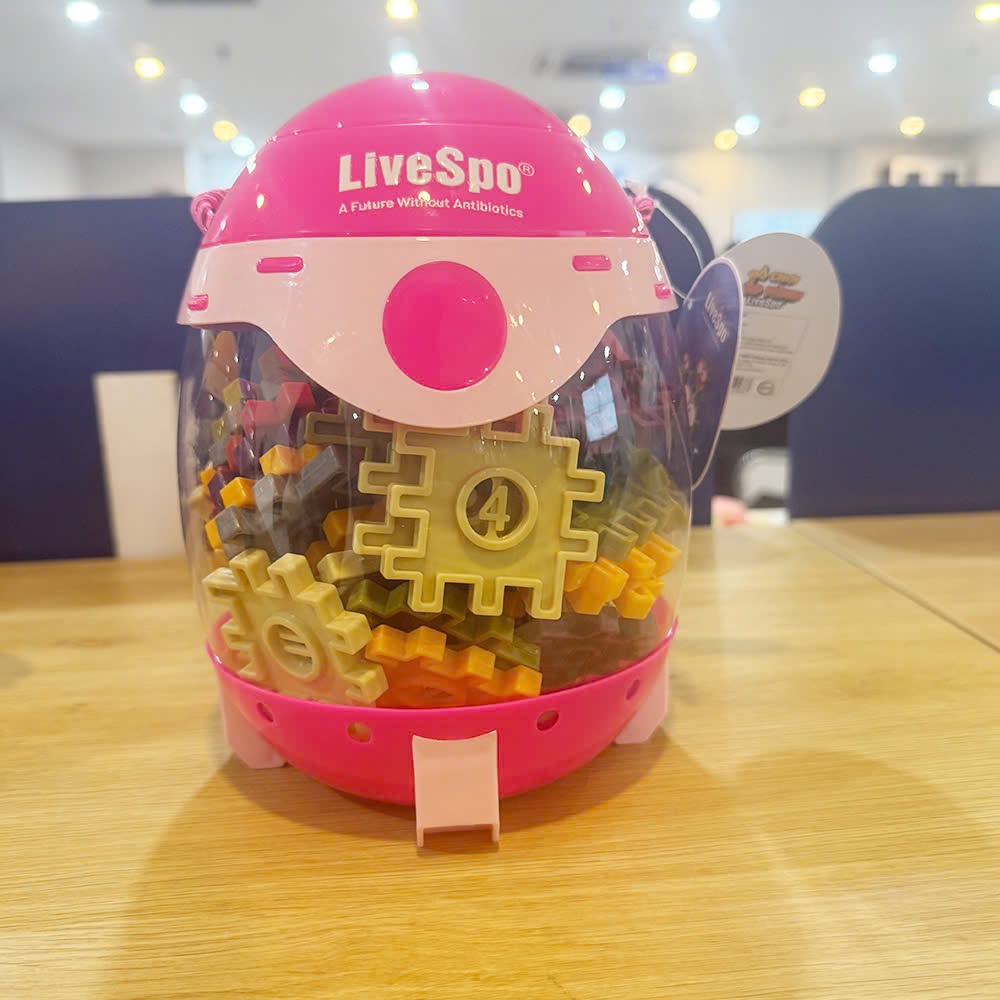 Ảnh Đồ chơi Trứng xếp hình LiveSpo, chứa các mảnh ghép xếp hình ngẫu nhiên đa dạng cho bé thỏa sức sáng tạo. 2