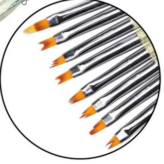 Bộ Cọ Vẽ Hoa Nail Cán Xà Cừ | Cọ Vẽ Nghệ Thuật Cao Cấp, Thiết Kế Sang Trọng | Thegioinail666