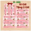 Nguyên Thùng 20 Gói Tặng 4 Giấy ăn rút Lụa TEDDY BEAR MOLLIS HỒNG GÓI TO Mềm Mịn