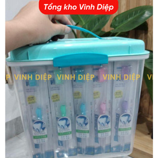 Combo 1 Hộp Nhựa 45 Chiếc Bàn Chải Đánh Răng Hàn Quốc Cực Mền Chống Ê Buốt