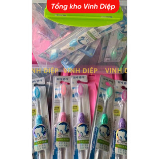 Combo 1 Hộp Nhựa 45 Chiếc Bàn Chải Đánh Răng Hàn Quốc Cực Mền Chống Ê Buốt