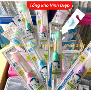 Combo 1 Hộp Nhựa 45 Chiếc Bàn Chải Đánh Răng Hàn Quốc Cực Mền Chống Ê Buốt