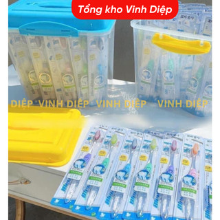 Combo 1 Hộp Nhựa 45 Chiếc Bàn Chải Đánh Răng Hàn Quốc Cực Mền Chống Ê Buốt