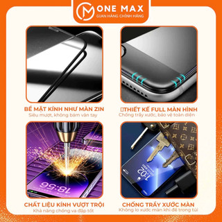 [COMBO TIẾT KIỆM] Kính cường lực IPHONE BAIKOO trong suốt full màn cho IP 7/8/x/xs/xr/11/12/13/14/15/16/pro/plus/promax
