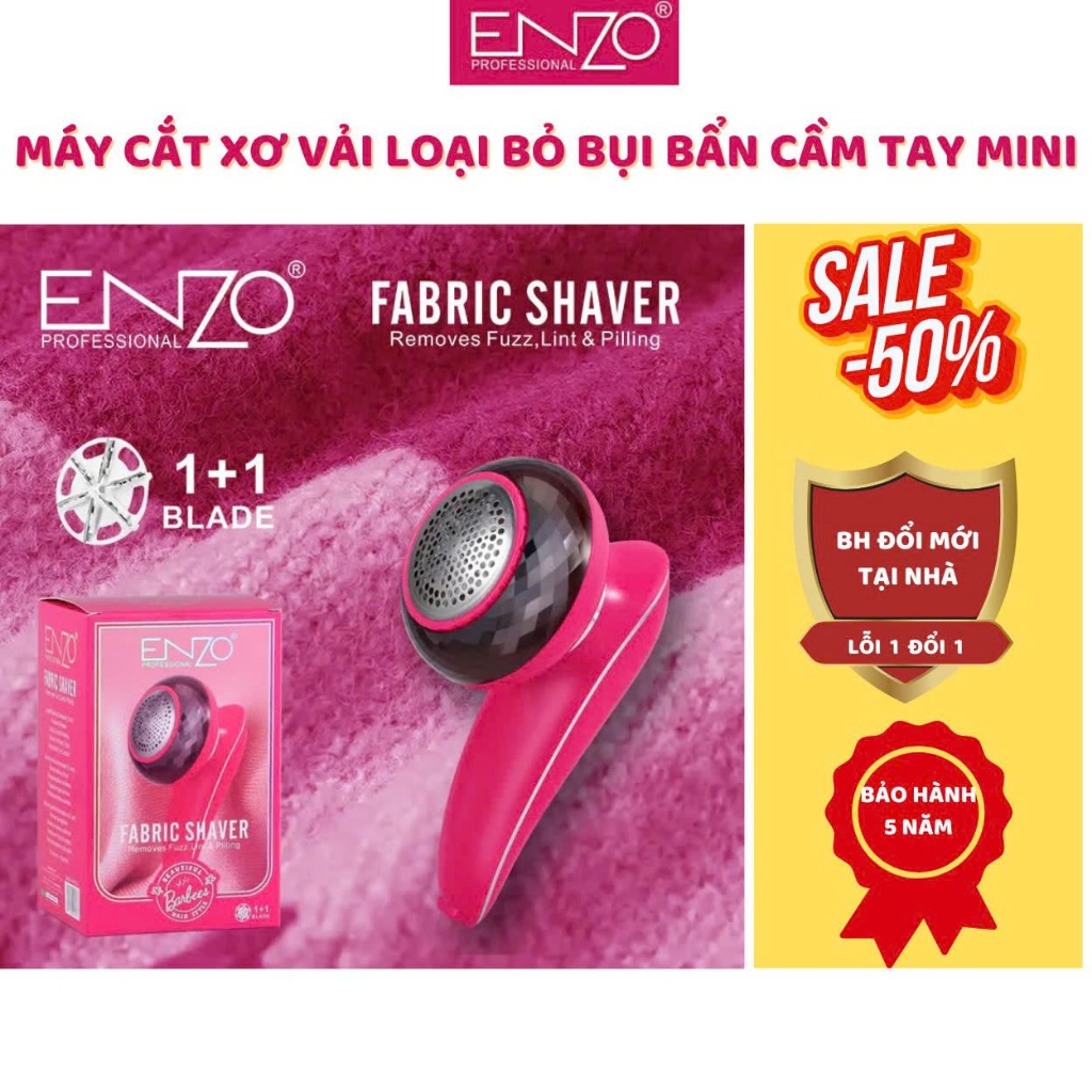 Ảnh Máy cắt lông xù quần áo ENZO cầm tay,loại bỏ bụi bẩn ,lưỡi dao sắc bén,cắt sạch mọi loại lông xơ vải,an toàn tuyệt đối 1