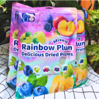 Gói Ô Mai Xí Muội Cầu Vồng Umiki - Rainbow Plum mix sẵn nhiều vị việt quất/mận/ đào/ cherry 408g - CÔ THƯ MARKET