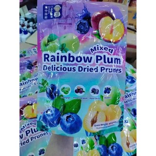 Gói Ô Mai Xí Muội Cầu Vồng Umiki - Rainbow Plum mix sẵn nhiều vị việt quất/mận/ đào/ cherry 408g - CÔ THƯ MARKET