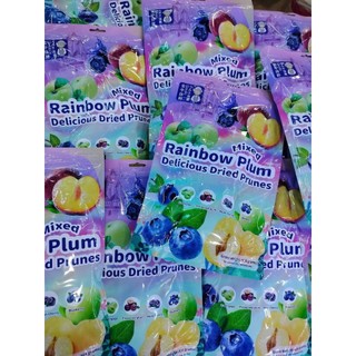 Gói Ô Mai Xí Muội Cầu Vồng Umiki - Rainbow Plum mix sẵn nhiều vị việt quất/mận/ đào/ cherry 408g - CÔ THƯ MARKET