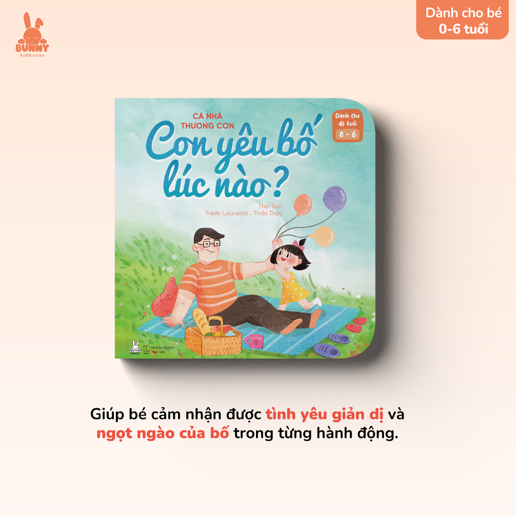 Ảnh Sách Cả Nhà Thương Con - Bộ sách thơ tập nói, tập đọc giúp phát triển ngôn ngữ cho bé 0-6 tuổi 2