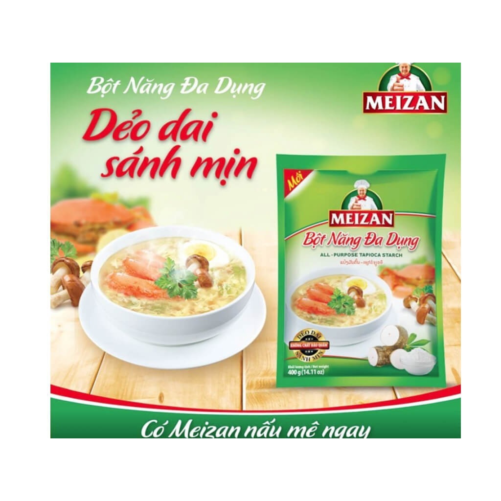 Bột năng Meizan gói 1kg/400g