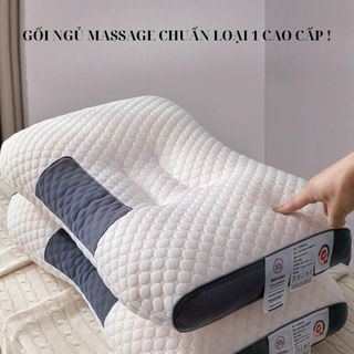 Gối Ngủ Công Thái Học – Bảo Vệ Cột Sống Cổ, Giảm Đau Vai Gáy – Mềm Êm, Thoáng Khí