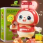 Đồ Chơi Thỏ Nhảy Múa BỐ KHỦNG LONG Robot Nhảy Múa Con Thỏ Thỏ Nhún Nhảy Thỏ Biết Nhảy Múa Thỏ Cầm Hoa