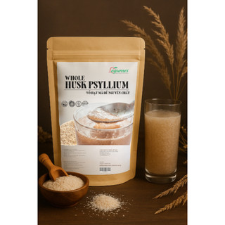 Vỏ Hạt Mã Đề Légumes – Psyllium Husk Nguyên Chất, Hỗ Trợ Táo Bón, Giàu Chất Xơ Tự Nhiên, Eat Clean
