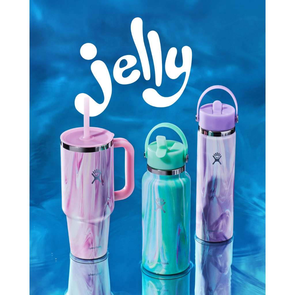 [946ml] Limited Edition- Ly giữ nhiệt Hydro Flask JELLY Travel Tumbler 32 OZ (BST Sóng Say Đắm 2025)