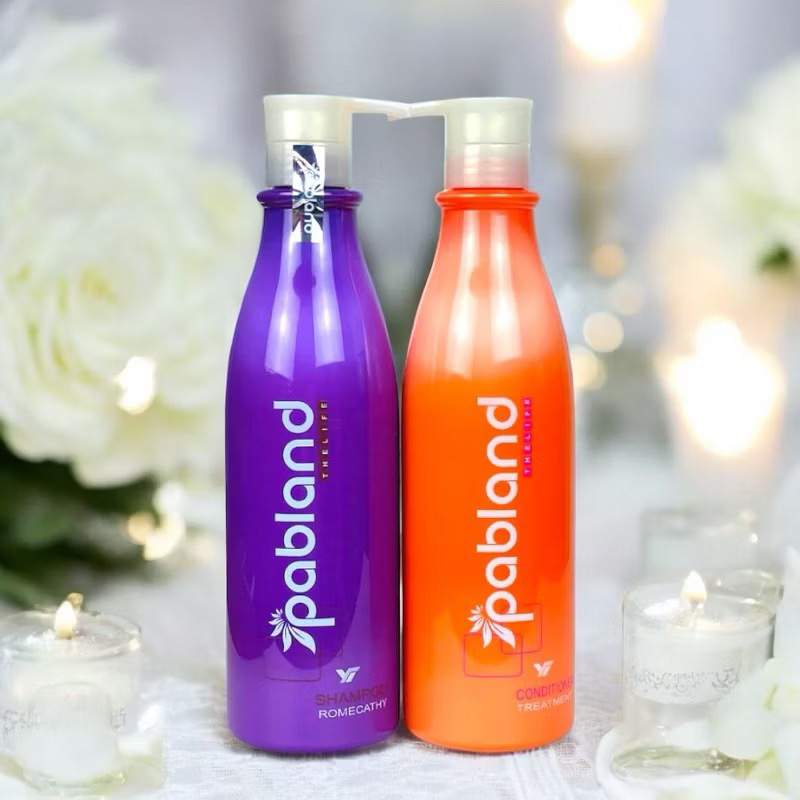 Cặp dầu gội xả hoàn hình PABLAND phục hồi tóc yếu hư tổn siêu mềm mượt và đàn hồi - kích thích mọc tóc 750ml