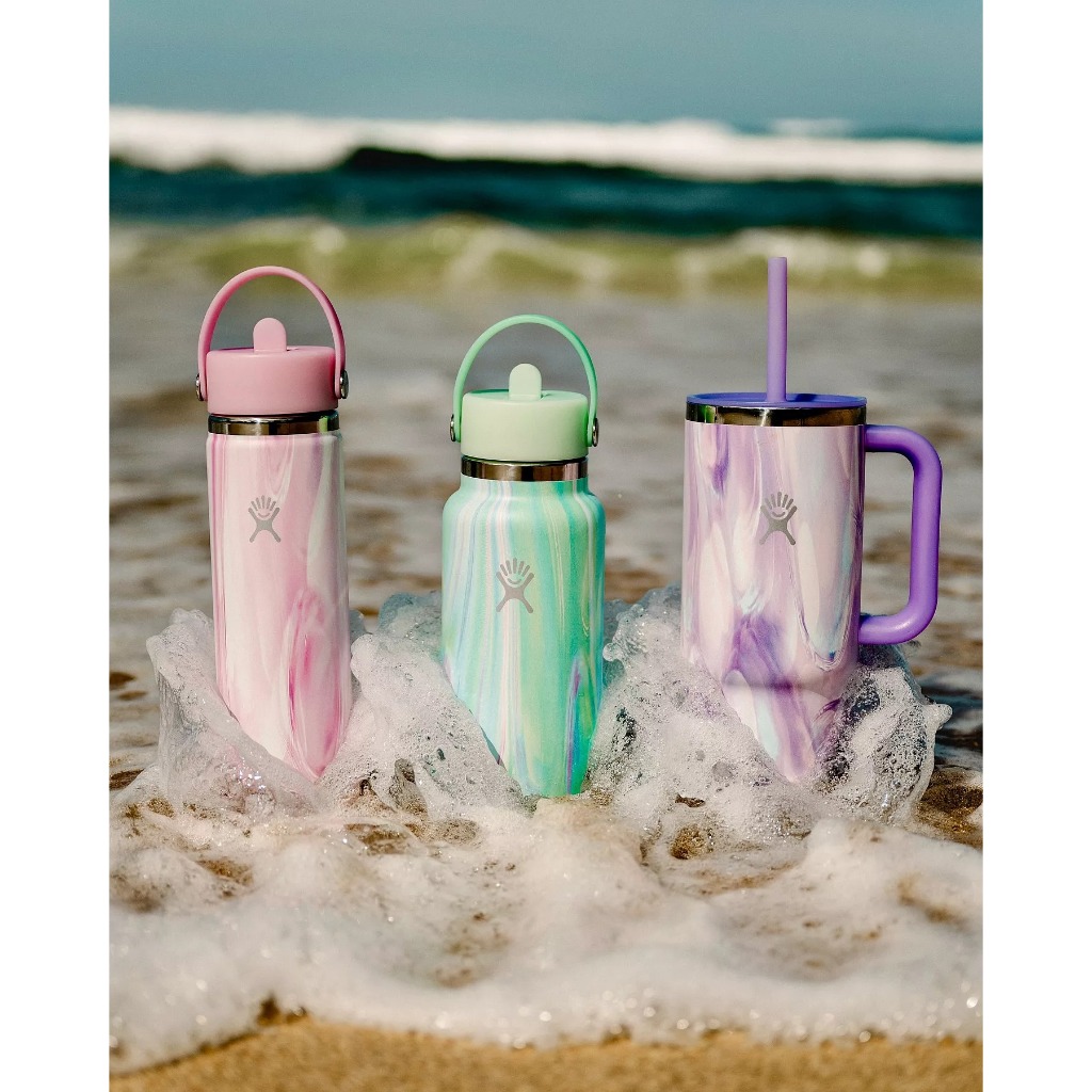 [710ml] Limited Edition- Bình giữ nhiệt Hydro Flask Wide Flex Straw Cap 24oz (BST Sóng Say Đắm 2025)