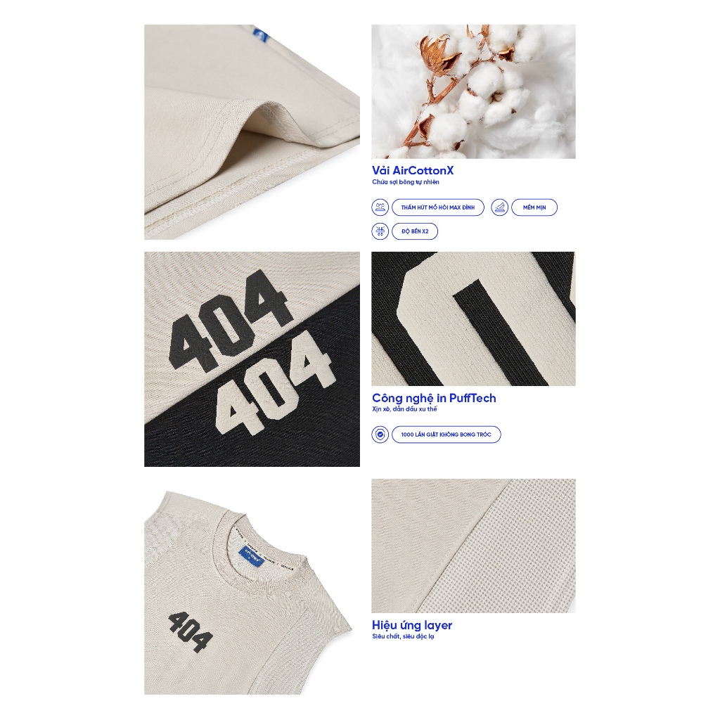 Áo ba lỗ tanktop nam nữ sát nách mùa hè form rộng Local Brand Chính Hãng City Cycle Áo Tanktop Error 404