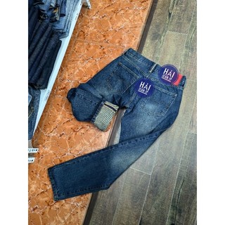 [loại lai biên dày đẹp] quần jeans nam màu rêu chất selvedge denim vải japan