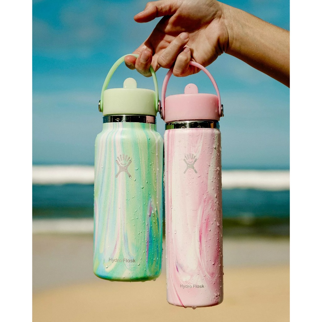 [710ml] Limited Edition- Bình giữ nhiệt Hydro Flask Wide Flex Straw Cap 24oz (BST Sóng Say Đắm 2025)