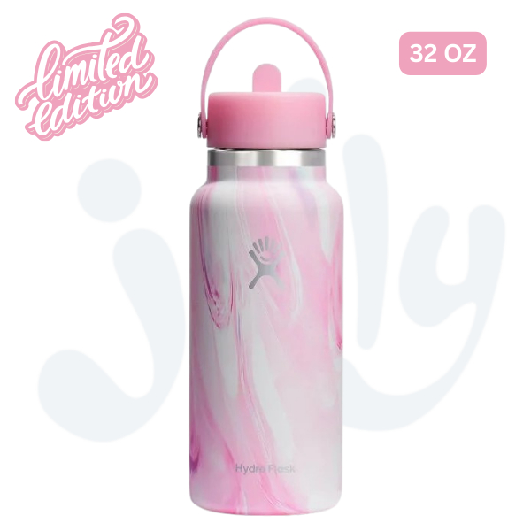 Bình giữ nhiệt Hydro Flask 946ml Wide Flex Straw Cap 32 oz (Limited Edition) chính hãng, giữ nhiệt