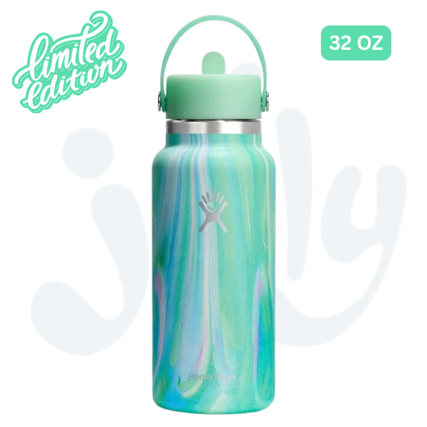 Bình giữ nhiệt Hydro Flask 946ml Wide Flex Straw Cap 32 oz (Limited Edition) chính hãng, giữ nhiệt