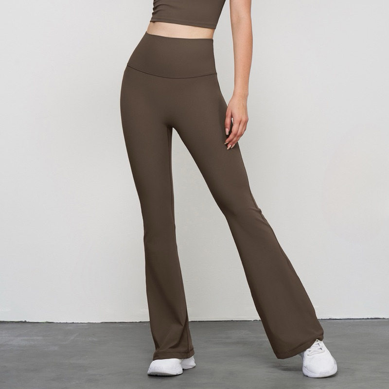 Quần Legging Tập Thể Thao, Yoga dài ống loe chất siêu mịn