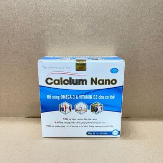 Calcium Nano Xanh Dương 100 Viên - Rostex - Vinaphar