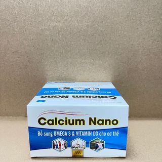 Calcium Nano Xanh Dương 100 Viên - Rostex - Vinaphar