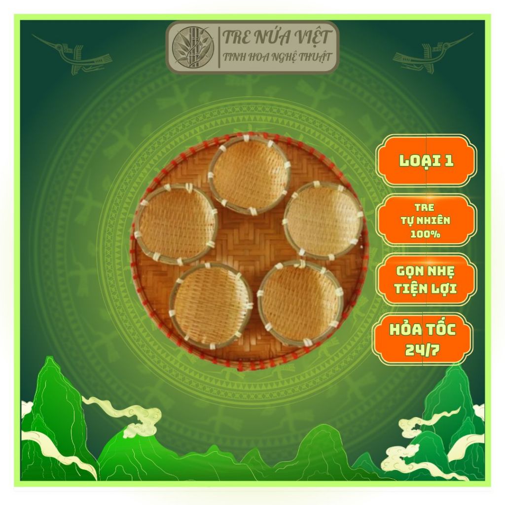 Rổ Tre, Mẹt Tre Mini – Đựng Thức Ăn, Trang Trí Không Gian Sống, Đồ Dùng ...