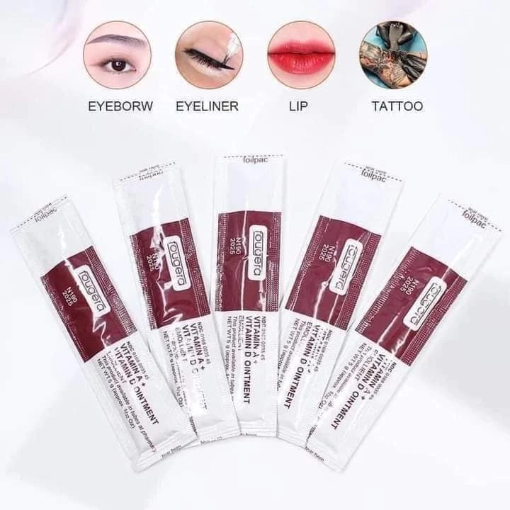Gói dưỡng Vitamin AD cho môi kích bong, dưỡng ẩm sau xăm