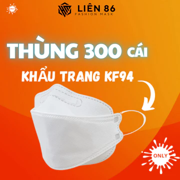 Thùng 300 cái Khẩu trang KF94 NK 4 lớp kháng khuẩn dày dặn chính hãg côngty Khẩu trang kf94 cao cấp