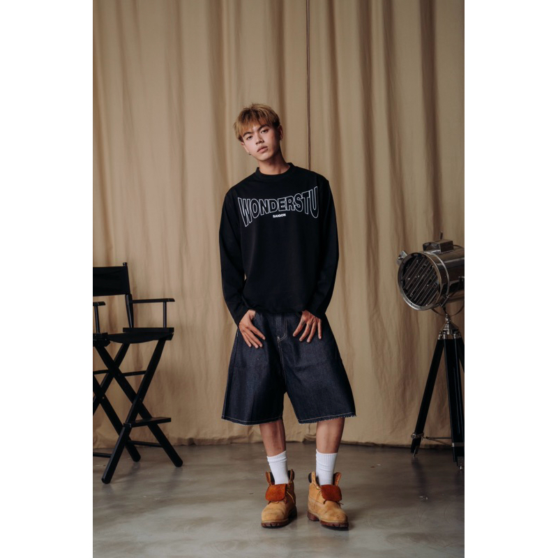 ÁO THUN TAY DÀI FORM BOXY "CLASSIC LOGO LONG SLEEVE" WONDERSTU - UNISEX COTTON 260GSM