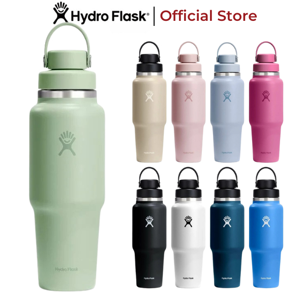 Bình giữ nhiệt Hydro Flask 946 ml Travel Bottle Wide Flex Chug Cap 32 oz chính hãng, an toàn