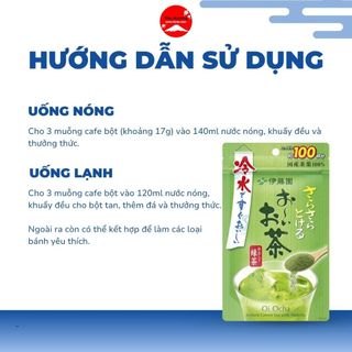 Bột Trà Xanh Sữa Tsujiri Matcha Béo Ngậy Thơm Ngon ,Trao Đổi Chất Tốt Làm Đẹp Da
