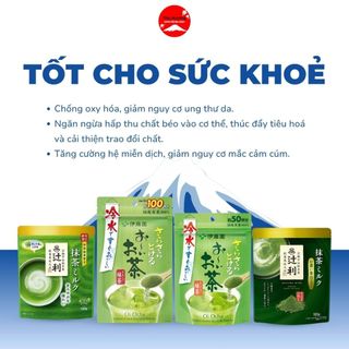 Bột Trà Xanh Sữa Tsujiri Matcha Béo Ngậy Thơm Ngon ,Trao Đổi Chất Tốt Làm Đẹp Da
