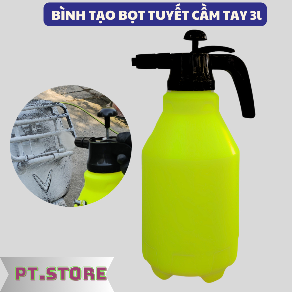 BÌNH TẠO BỌT TUYẾT CẦM TAY 3L - LÕI LỌC BÔNG - BH 1THÁNG - 1 ĐỔI 1