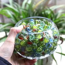 1kg bi ve 16mm thuỷ tinh trong suốt nhiều màu sắc trò chơi tuổi thơ, trang trí bể cá cảnh bive