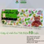 Giấy vệ sinh TEDDY BEAR ECO GREEN Tiết Kiệm hoa văn đập nổi tinh tế mềm mại tan trong nước