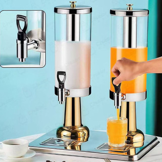 Bình đựng nước Inox Cao Cấp 3L/8L ép kèm đế chống tràn tiện Dụng có cột đá riêng thích hợp Tiệc Tùng Tiệc Buffet