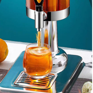 Bình đựng nước Inox Cao Cấp 3L/8L ép kèm đế chống tràn tiện Dụng có cột đá riêng thích hợp Tiệc Tùng Tiệc Buffet