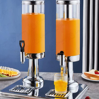 Bình đựng nước Inox Cao Cấp 3L/8L ép kèm đế chống tràn tiện Dụng có cột đá riêng thích hợp Tiệc Tùng Tiệc Buffet