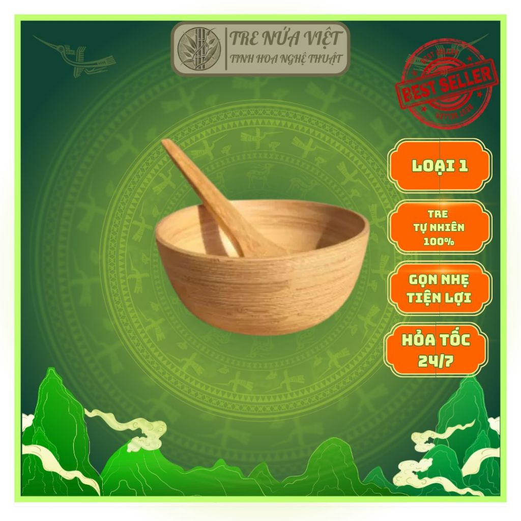 Bát Ăn Cơm Bằng Tre Tự Nhiên Mộc Mạc Thân Thiện Môi Trường | Shopee ...