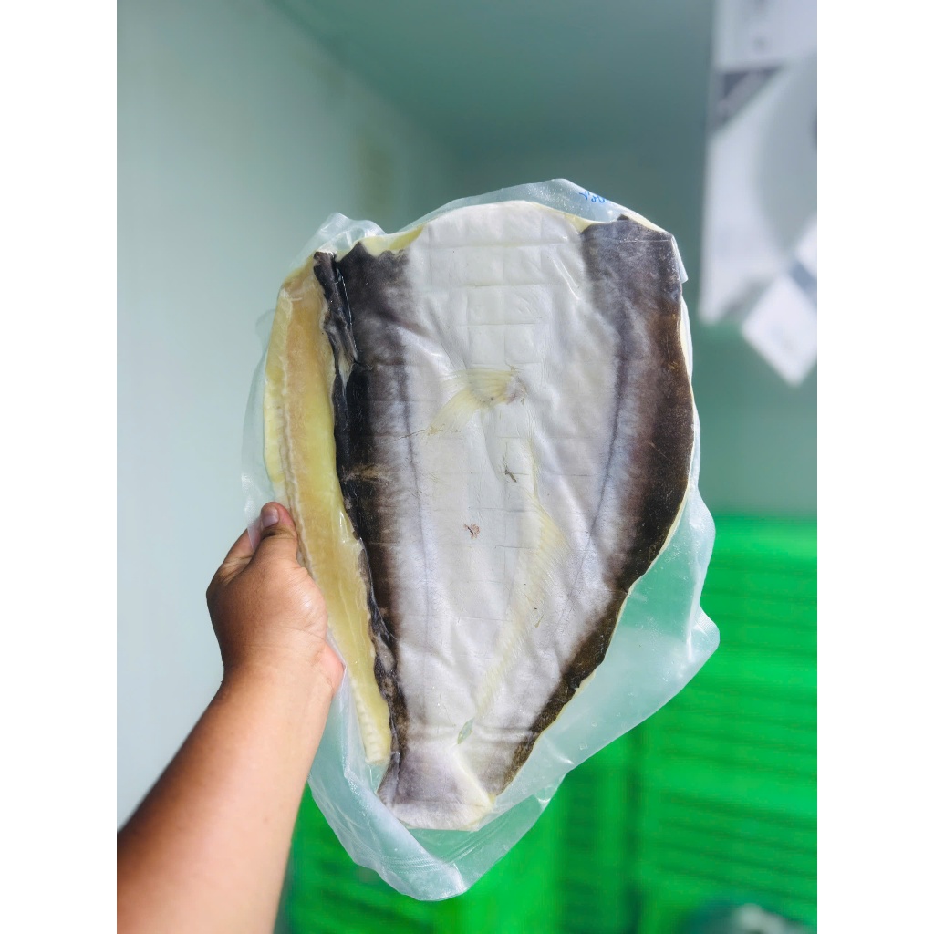 Khô Cá Dứa 1 Nắng [Hỏa Tốc] - Hàng Tự Nhiên 2 Sọc Chuẩn - Size 1 Kg đến 1.4 Kg - Tặng Mắm Me