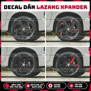Decal dán mâm Xpander 2022 - 2025, tem dán mâm tạo điểm nhấn