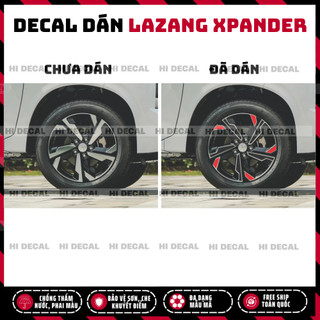 Decal dán mâm Xpander 2022 - 2025, tem dán mâm tạo điểm nhấn